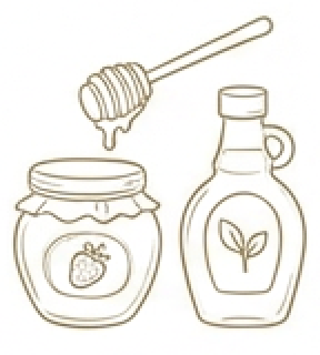 Smørepålæg, honning & sirup