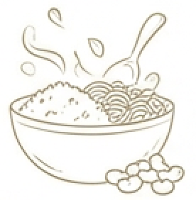 Tilbehør, ris, pasta & bælgfrugter